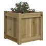Voir la diapositive 4 : VIDAXL Jardiniere 40x40x40 cm bois de pin impregne