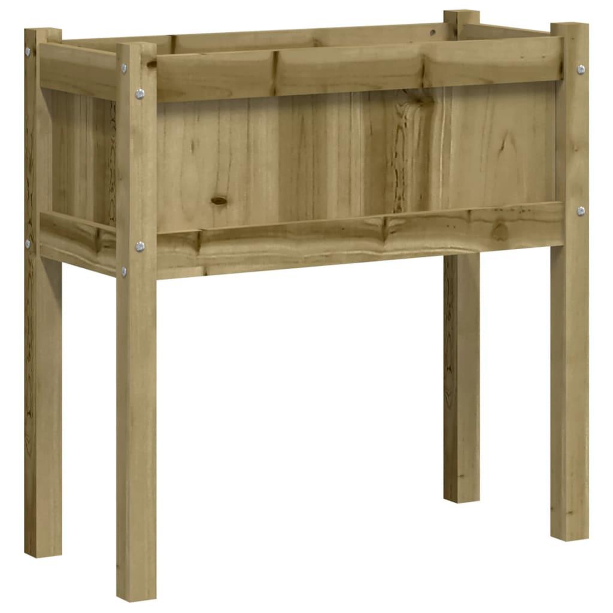 Voir la diapositive 4 : VIDAXL Jardinieres 2 pcs avec pieds bois de pin impregne