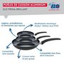 Voir la diapositive 4 : ELO Ensemble de 3 Poêles de cuisson 20, 24 et 32 cm et 2 faitouts 16 et 20 cm Elo Prima Brillant