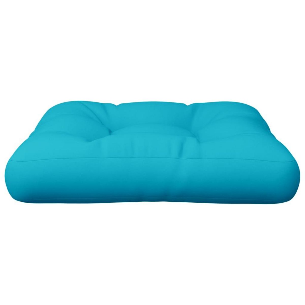 VIDAXL Coussin de palette turquoise 60x60x12 cm tissu