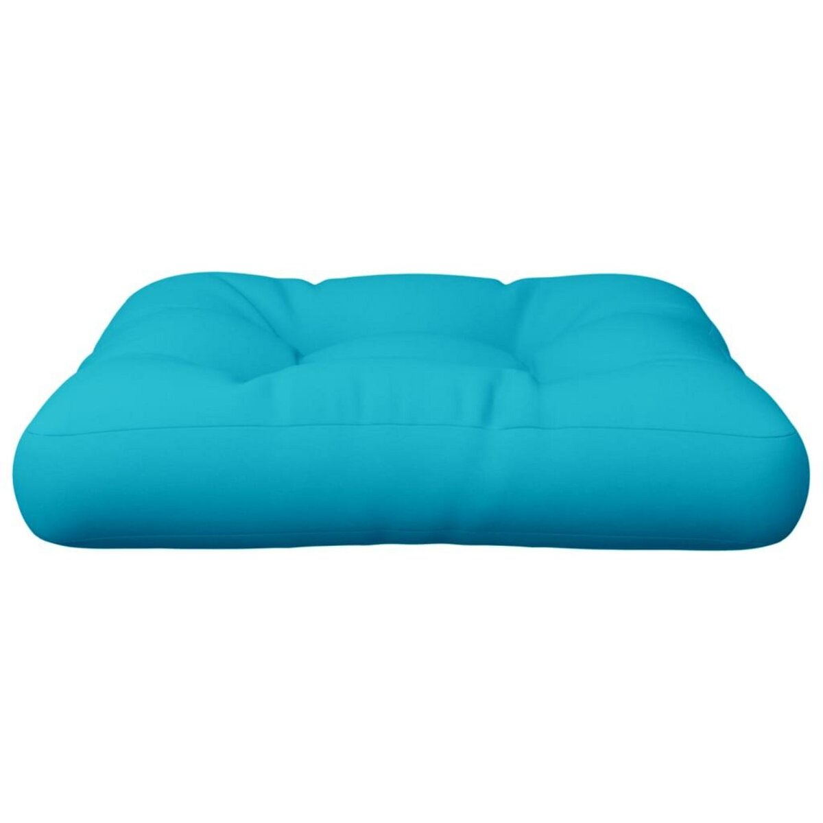 VIDAXL Coussin de palette turquoise 60x60x12 cm tissu