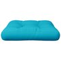 Voir la diapositive 5 : VIDAXL Coussin de palette turquoise 60x60x12 cm tissu
