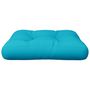 Voir la diapositive 5 : VIDAXL Coussin de palette turquoise 60x60x12 cm tissu