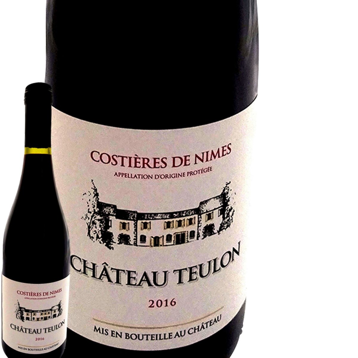  Château Teulon Costières De Nîmes Rouge Bio 2016