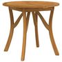 Voir la diapositive 2 : VIDAXL Table de jardin Ø 85 cm Bois d'acacia solide