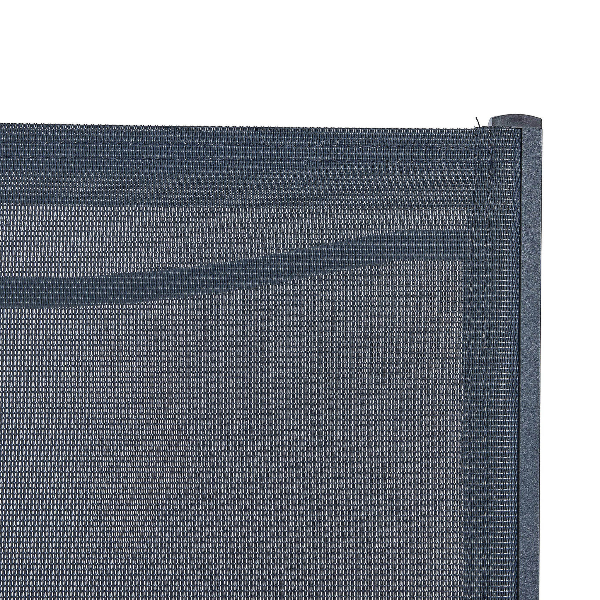 Voir la diapositive 3 : GARDENSTAR Fauteuil de jardin aluminium gris bleuté