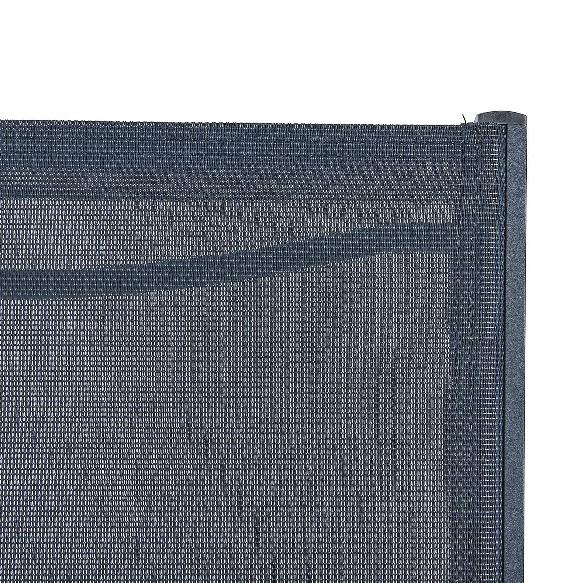 GARDENSTAR Fauteuil de jardin aluminium gris bleuté