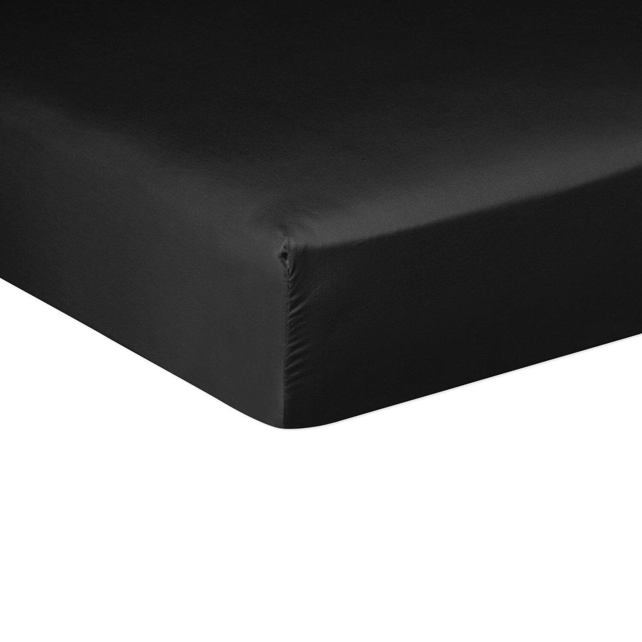 Voir la diapositive 1 : BATON ROUGE Drap housse 100% satin de coton 105 fils
