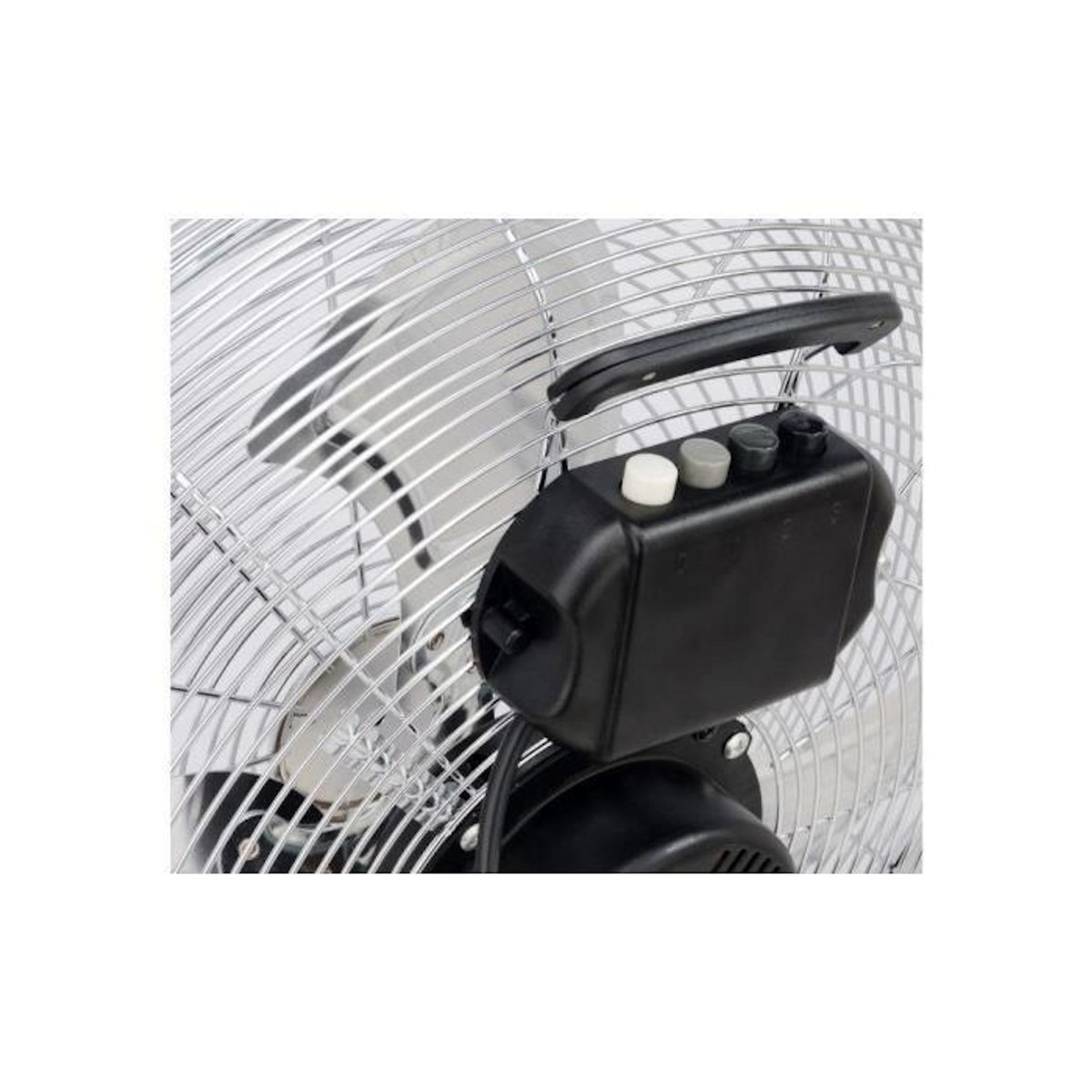 OCEANIC Ventilateur industriel de sol - Brasseur d'air - OCEANIC - 120 W - 3 vitesses - Ø 45 cm - Chromé