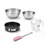 Voir la diapositive 1 : ZENKER Set de 5 ustensiles de pâtisserie moule à manqué bol spatule et verre doseur Black metallic Black mettallic Zenker  Black mettallic