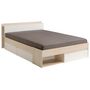 Voir la diapositive 5 : Lit double adulte 140x190 / 140x200 cm avec rangements BOOST