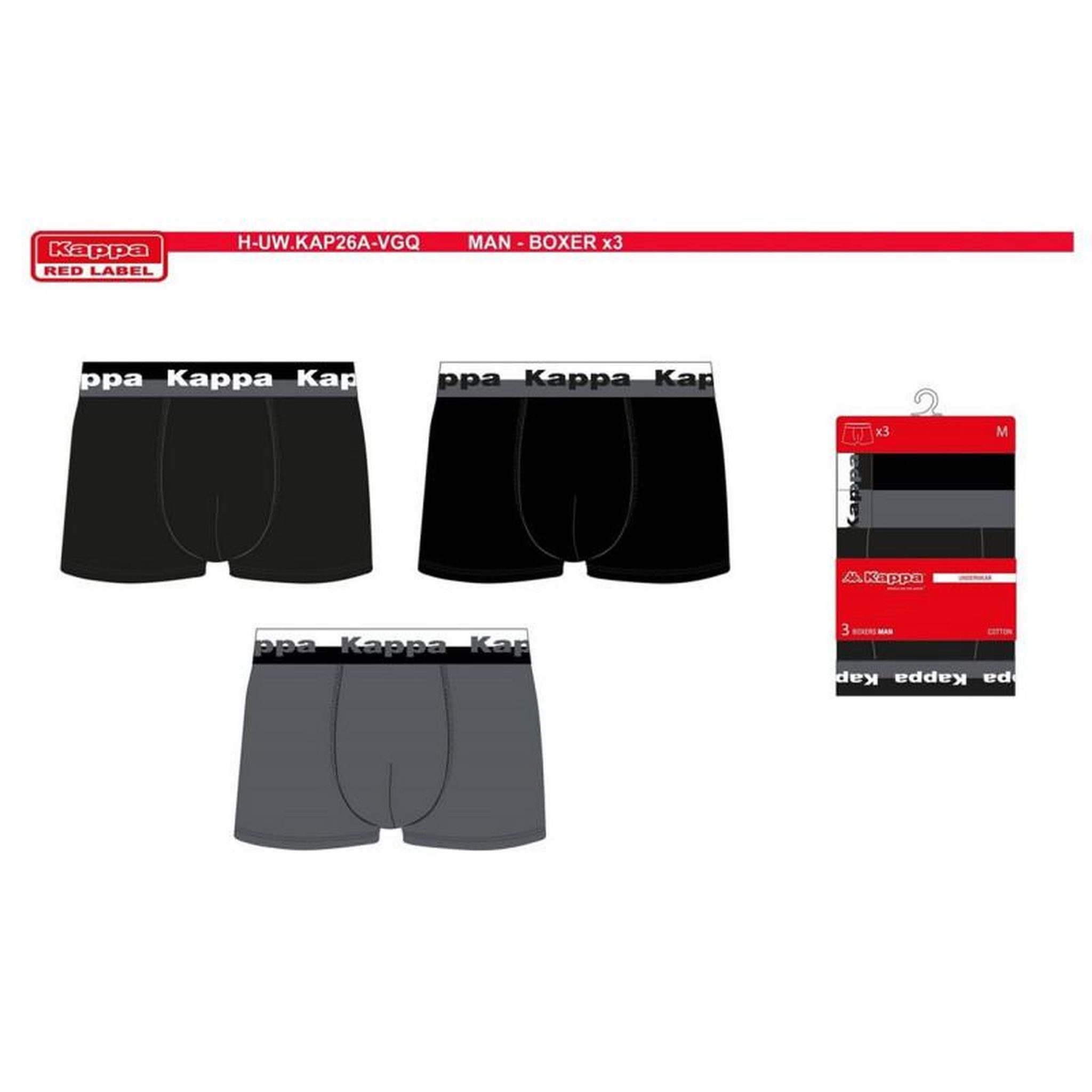 Voir la diapositive 3 : KAPPA Boxer homme KAPPA