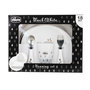 Voir la diapositive 1 : CHICCO Coffret repas black and white Bal 18M+