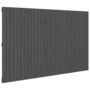 Voir la diapositive 2 : VIDAXL Tete de lit murale Gris 185x3x110 cm Bois massif de pin