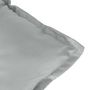 Voir la diapositive 5 : VIDAXL Coussin de banc de jardin gris clair melange 120x50x7 cm tissu