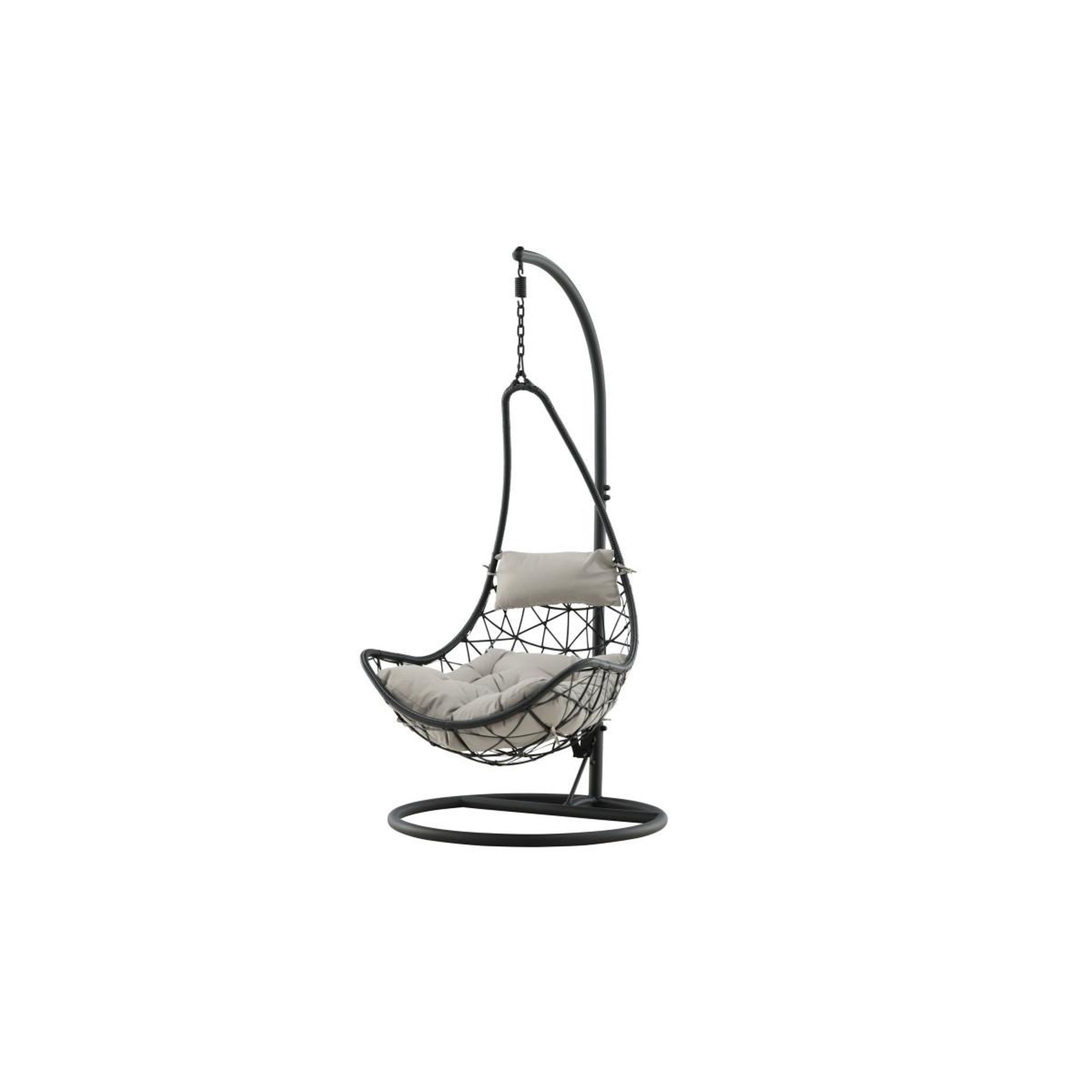 Voir la diapositive 5 : Paris Prix Fauteuil suspendu  vide  196cm noir