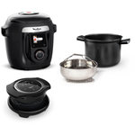 MOULINEX Cookeo YY5449FB noir connecté 6 L, 9 modes de cuisson + extra crisp