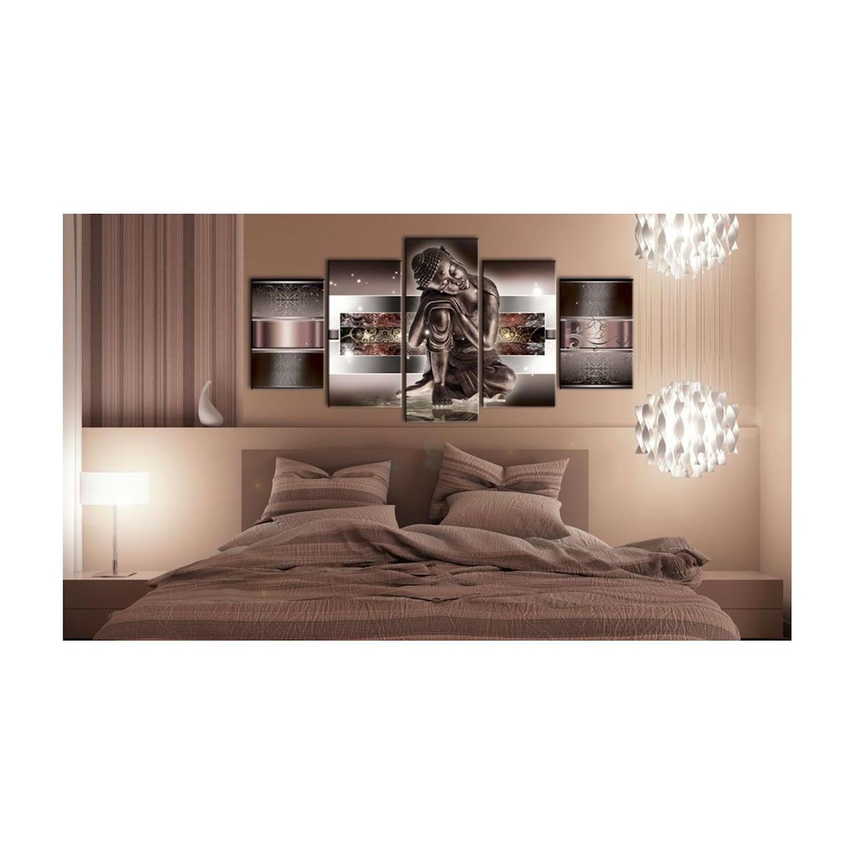 Paris Prix Tableau Imprimé  Sleeping Buddha in Reds