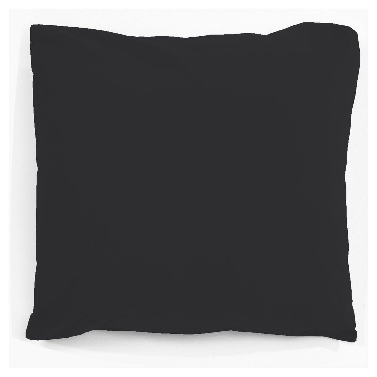 Taie d'oreiller unie en polycoton 47 fils 