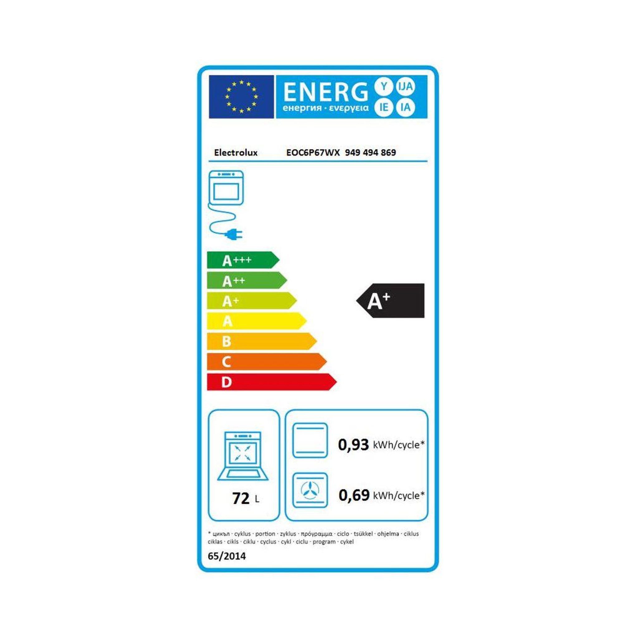 Voir la diapositive 6 : ELECTROLUX Four encastrable fonction vapeur EOC6P67WX SteamCrisp
