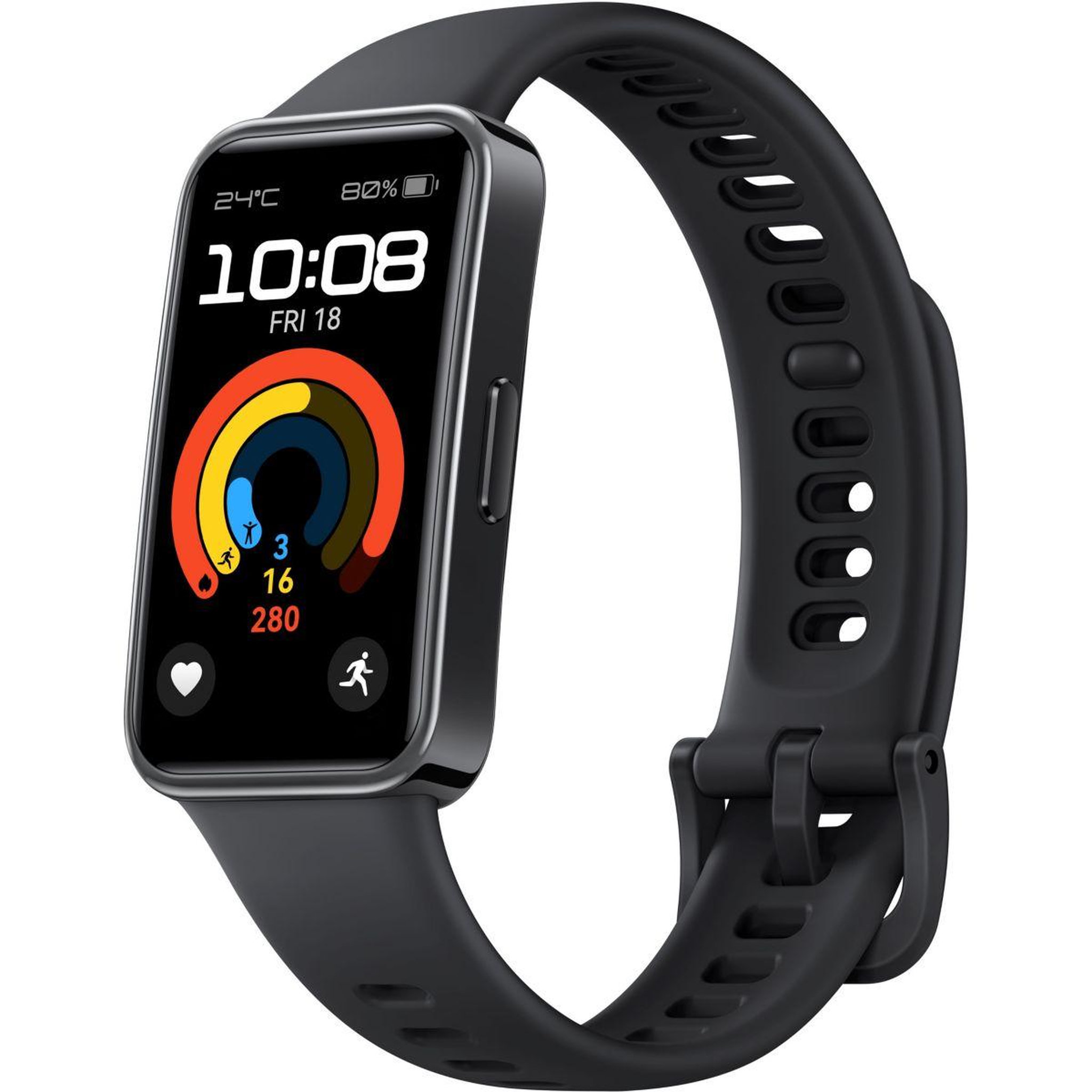Voir la diapositive 2 : HUAWEI Montre connectée Band 9 Noir