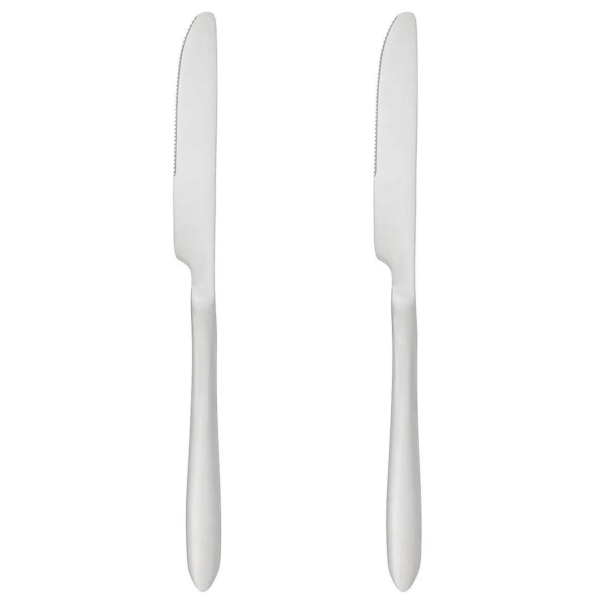 SECRET DE GOURMET Lot de 2 Couteaux Inox  Nevis  23cm Argent
