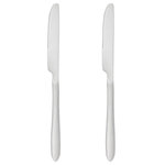 SECRET DE GOURMET Lot de 2 Couteaux Inox  Nevis  23cm Argent