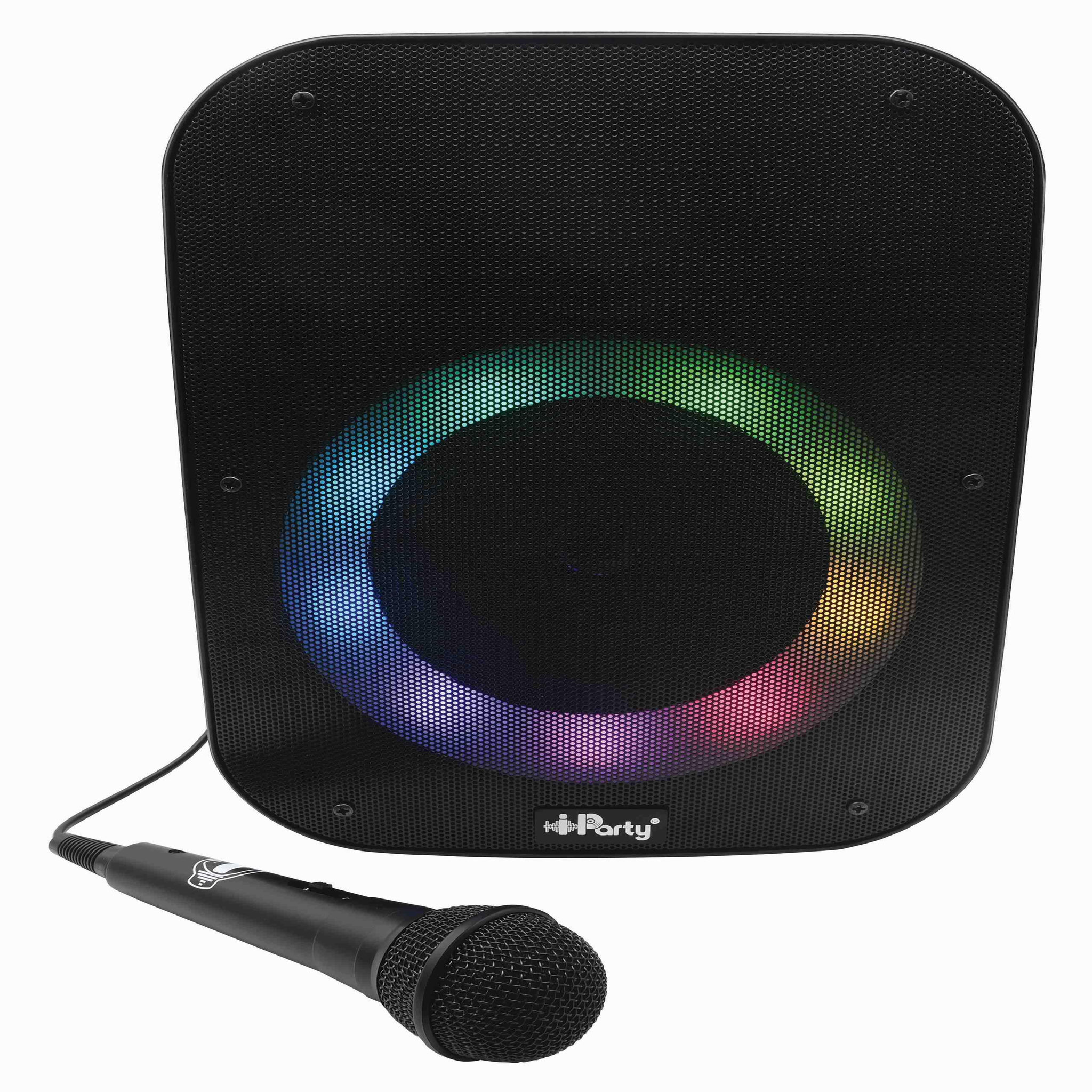 Lexibook Enceinte Bluetooth iParty avec micro et effets lumineux multicolores