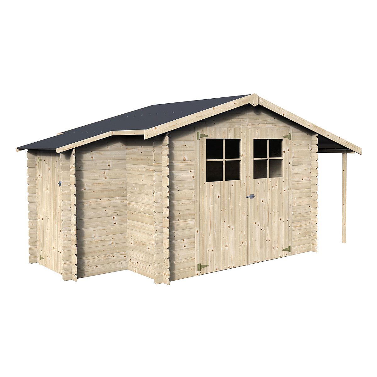 DECOR ET JARDIN Abri de jardin bois - 5,03m² - KEMI