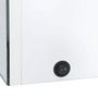 Voir la diapositive 6 : VIDAXL Armoire de salle de bain à miroir LED 89x14x62cm Blanc brillant