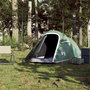 Voir la diapositive 3 : VIDAXL Tente de camping tunnel 2 personnes vert impermeable