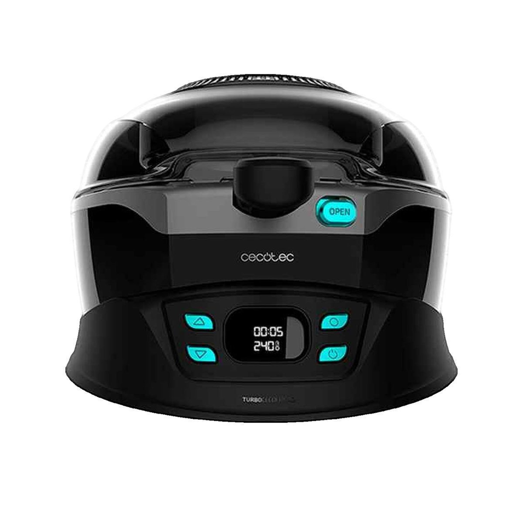 Voir la diapositive 2 : CECOTEC Friteuse à air Cecotec 3 L noir moderne