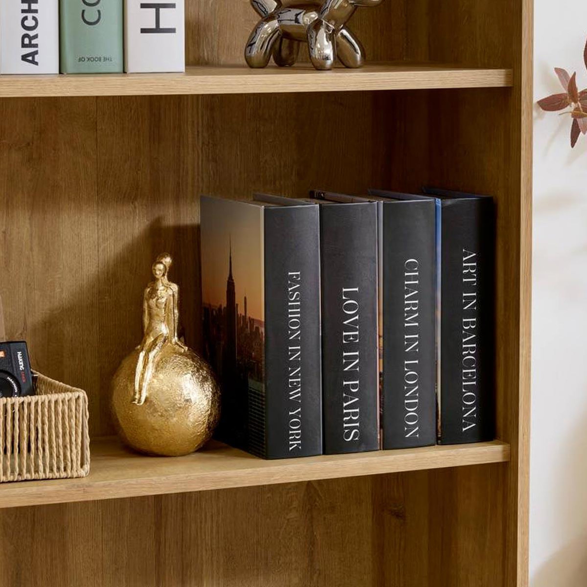 Voir la diapositive 3 : ATMOSPHERA Boîte déco livre new york  josh  27cm multicolore