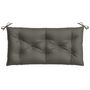 Voir la diapositive 4 : VIDAXL Coussin de banc de jardin gris fonce melange 100x50x7 cm tissu