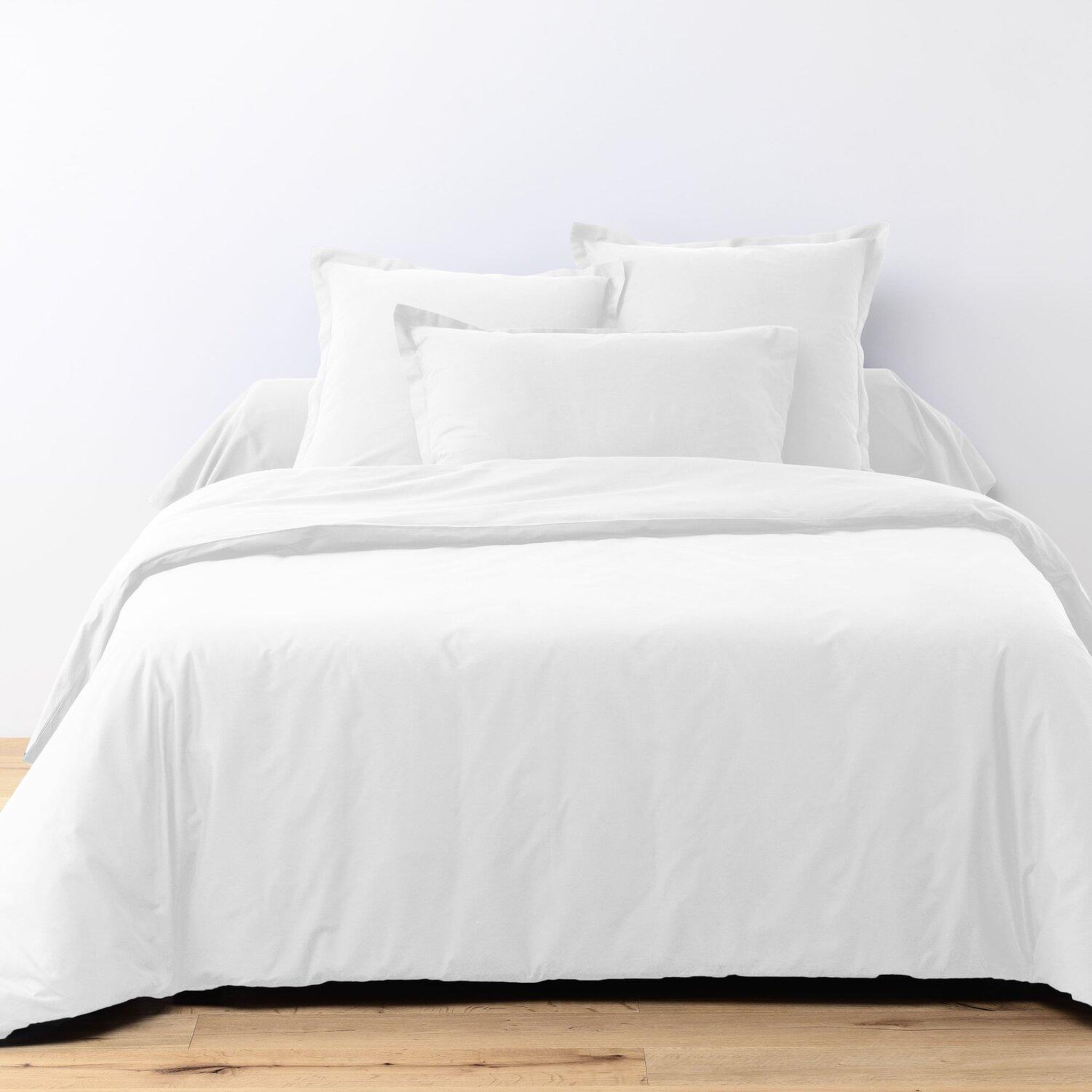 Voir la diapositive 2 : Home collection Parure de drap 100% coton 57fils et taie(s)