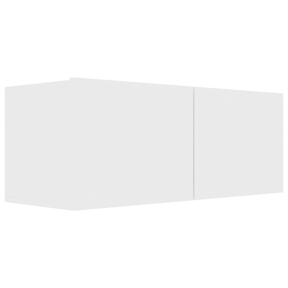 VIDAXL Ensemble de meubles TV 3 pcs Blanc Bois d'ingenierie