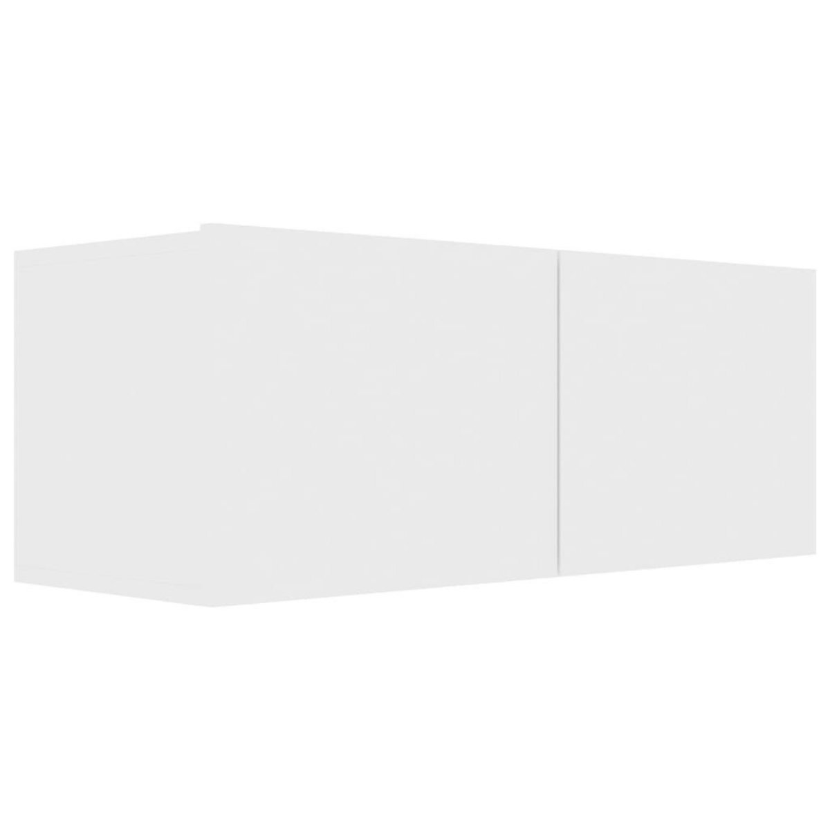 VIDAXL Ensemble de meubles TV 3 pcs Blanc Bois d'ingenierie