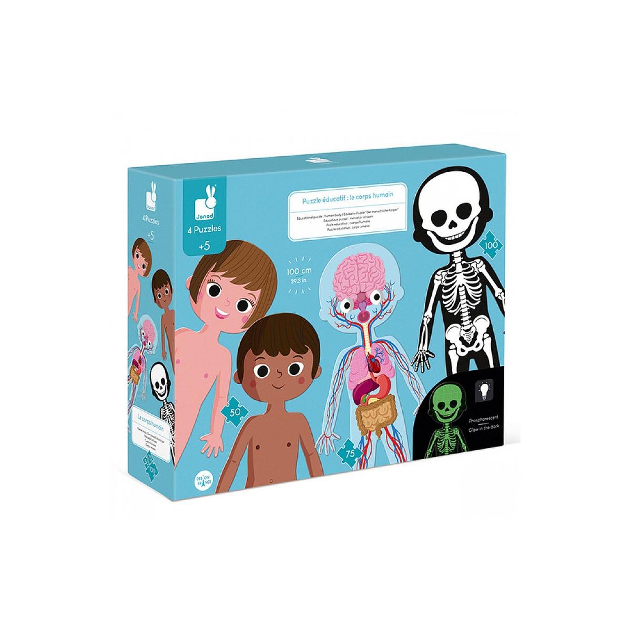 JANOD Puzzle educatif le corps humain