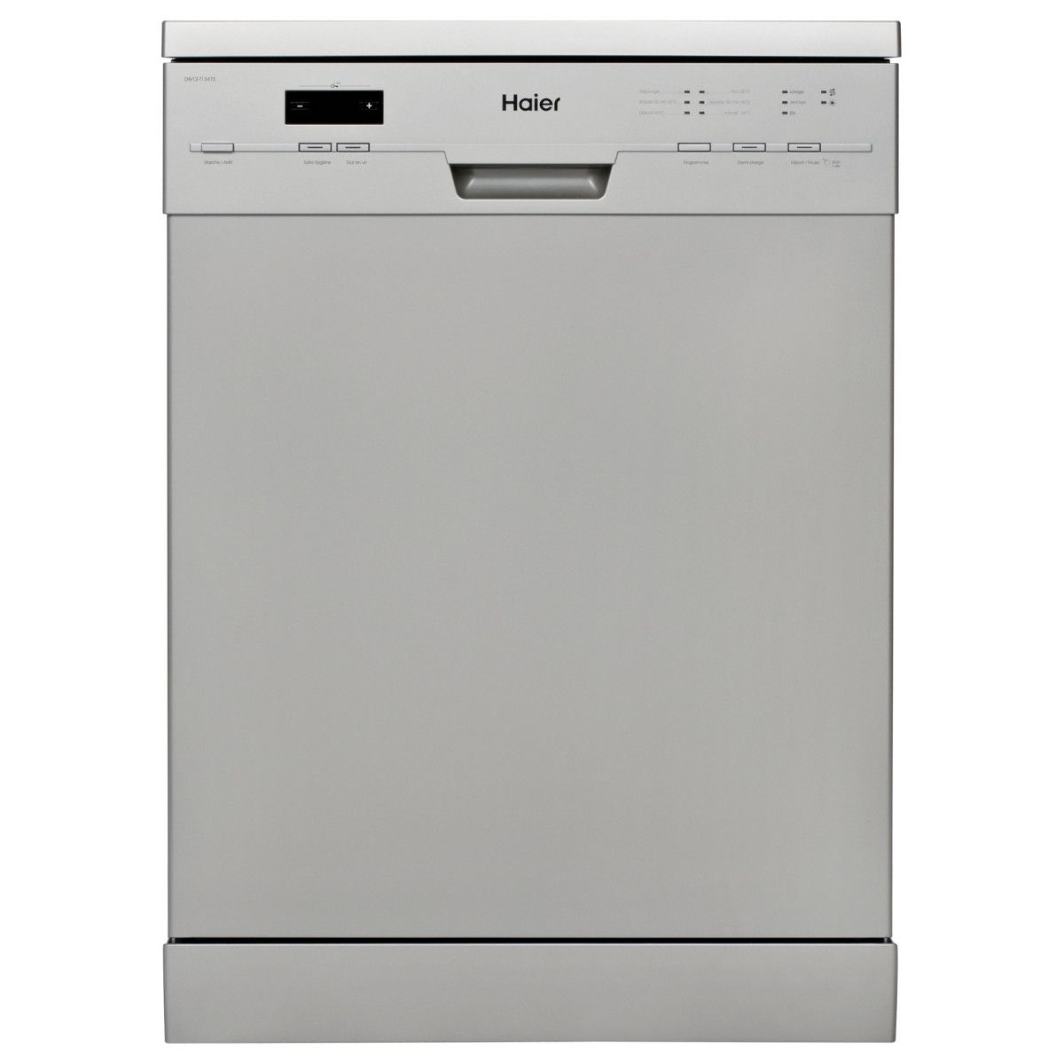 HAIER Lave-vaisselle DW12-T1347S, 12 Couverts, 47 dB, 6 Programmes, Pose libre