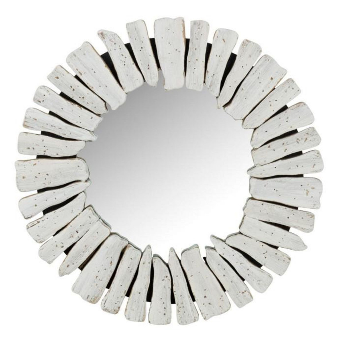 Paris Prix Miroir Mural en Bois  Vacay  46cm Blanc