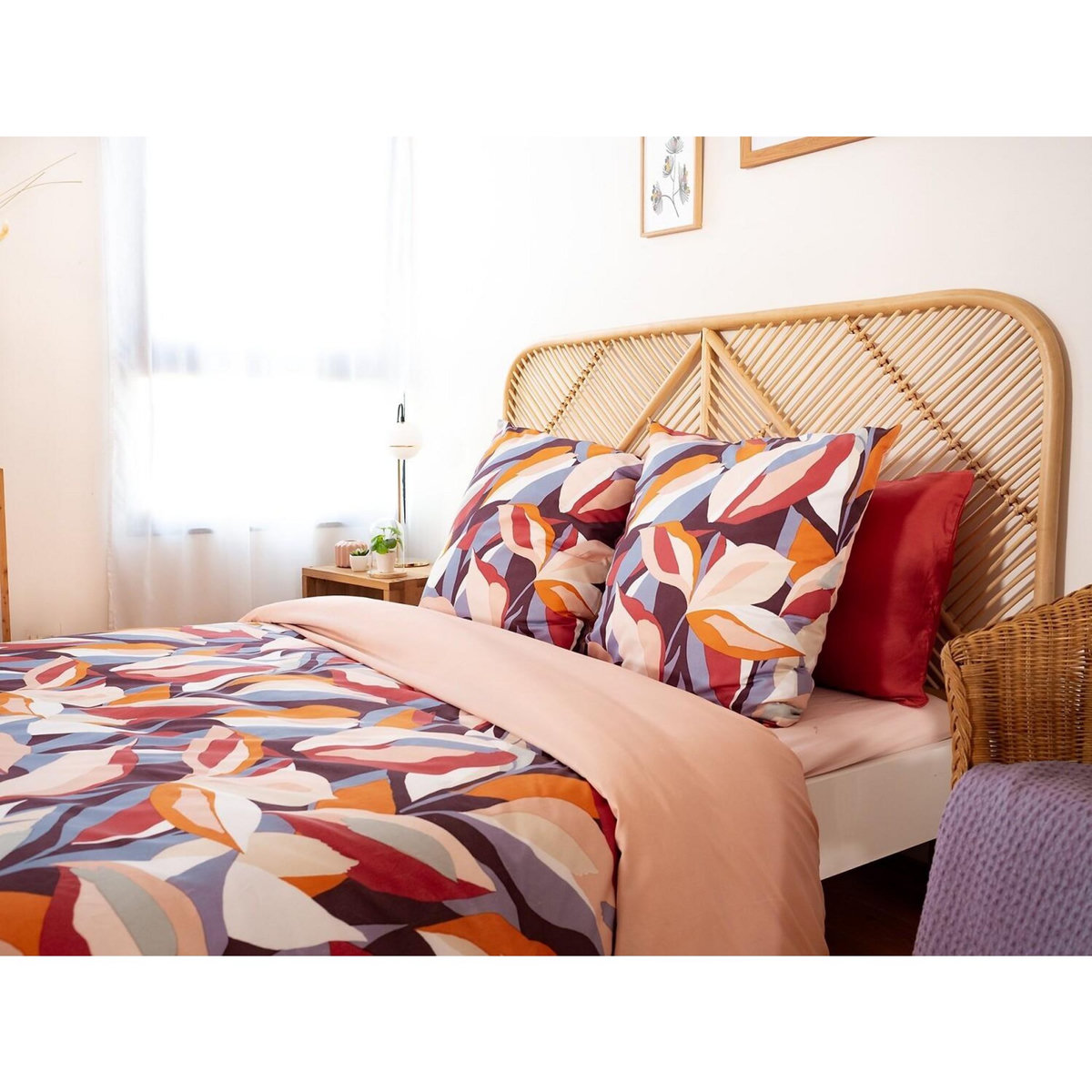 Home collection Parure housse de couette 100% microfibre 72gsm exuberance