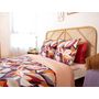 Voir la diapositive 4 : Home collection Parure housse de couette 100% microfibre 72gsm exuberance