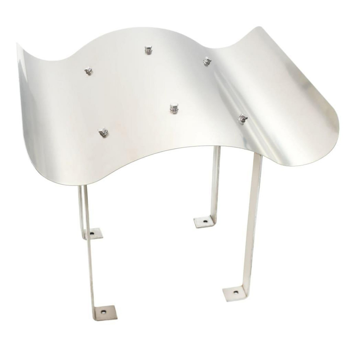 VIDAXL Capot de cheminee Acier inoxydable Argente