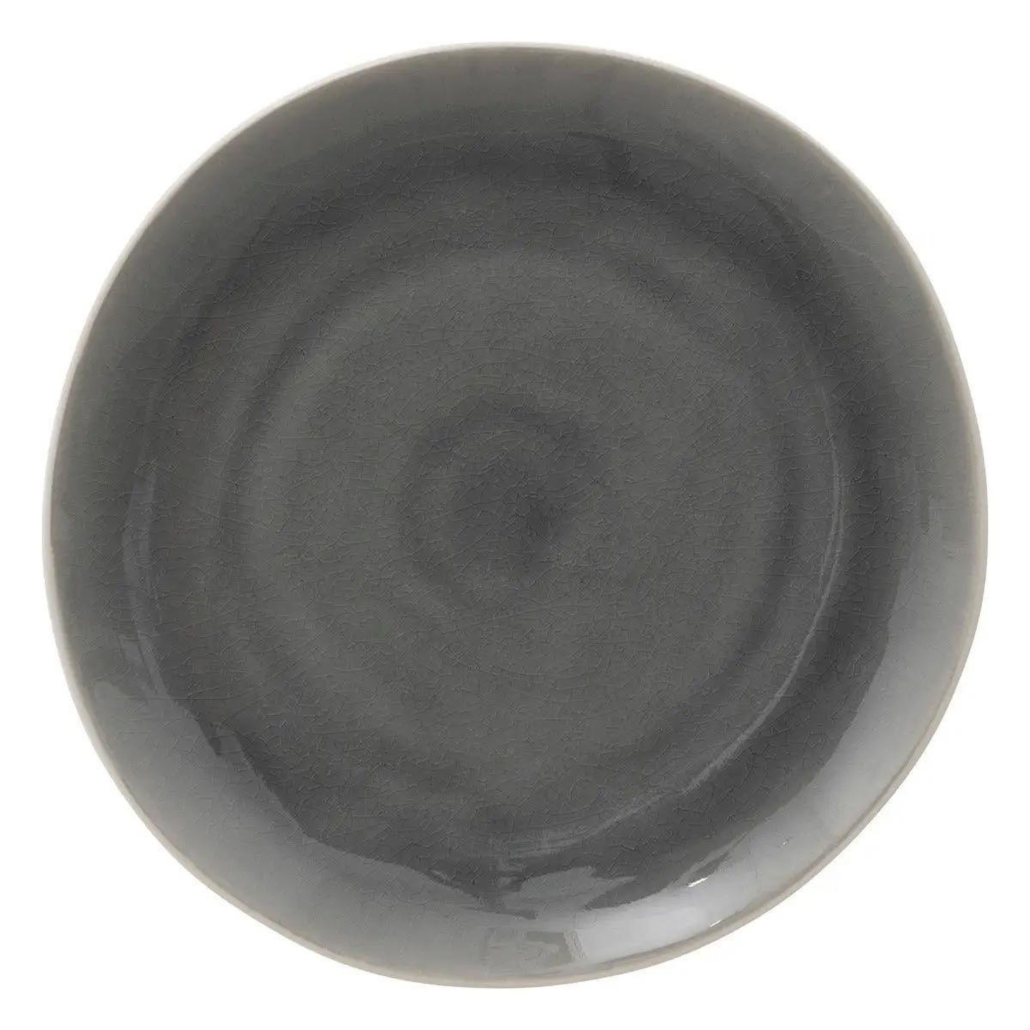 Voir la diapositive 1 : SECRET DE GOURMET Lot de 6 Assiettes Plates  Esmee  27cm Gris