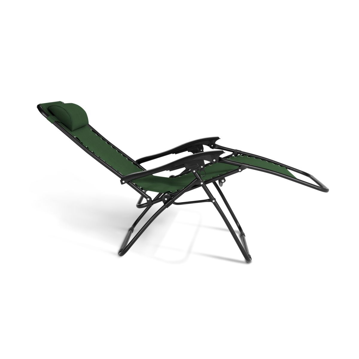 Inkazen Lot de 2 fauteuils de jardin relax vert