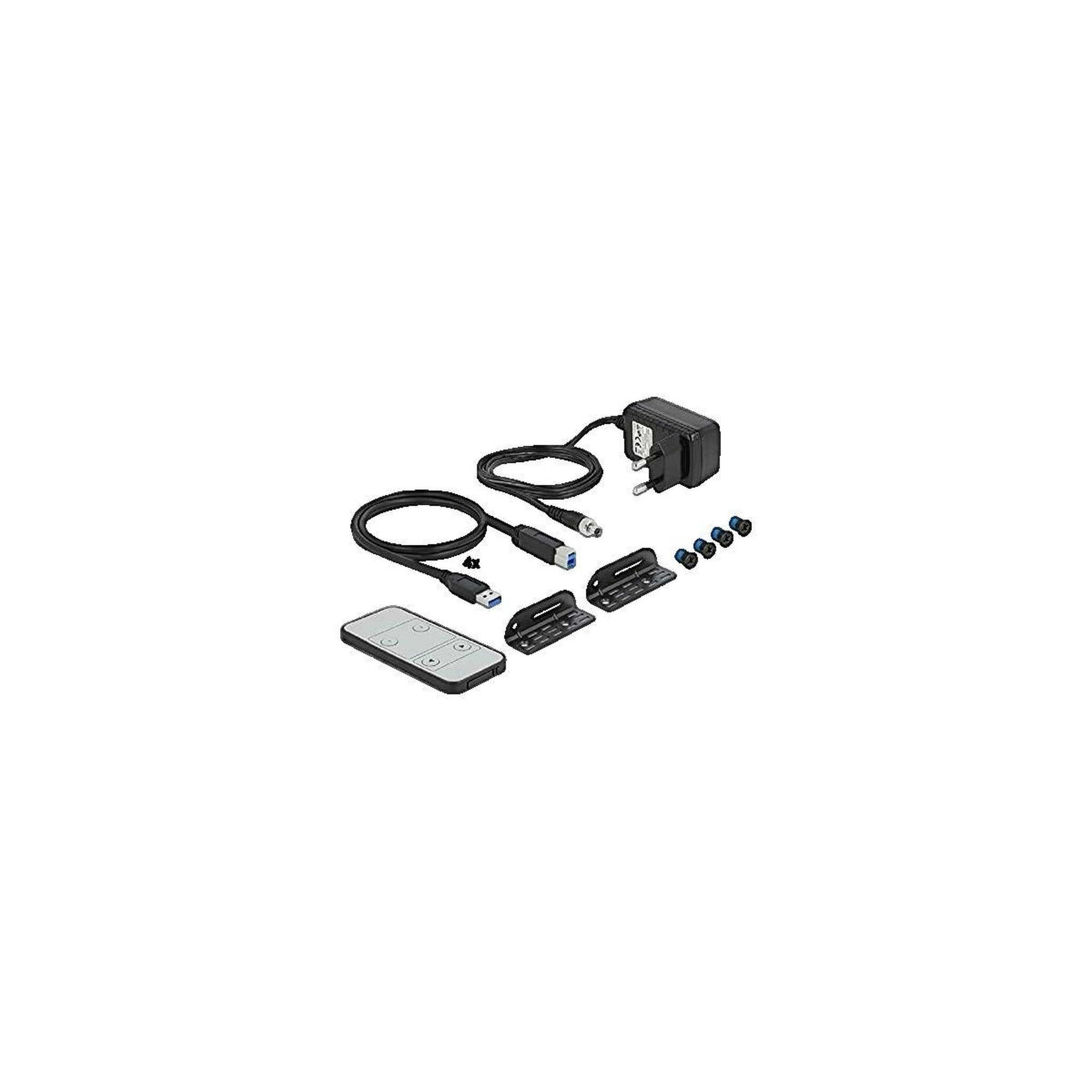 Voir la diapositive 3 : DeLock Commutateur HDMI Delock 4 ports 4K 60 Hz