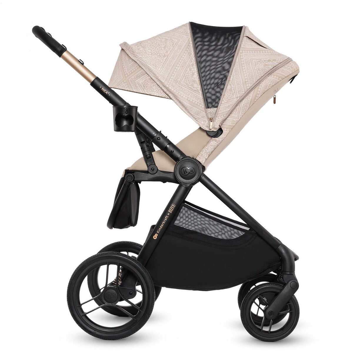 KINDERKRAFT Poussette combinée polyvalente 2 en 1 avec siège réversible à 27 kg