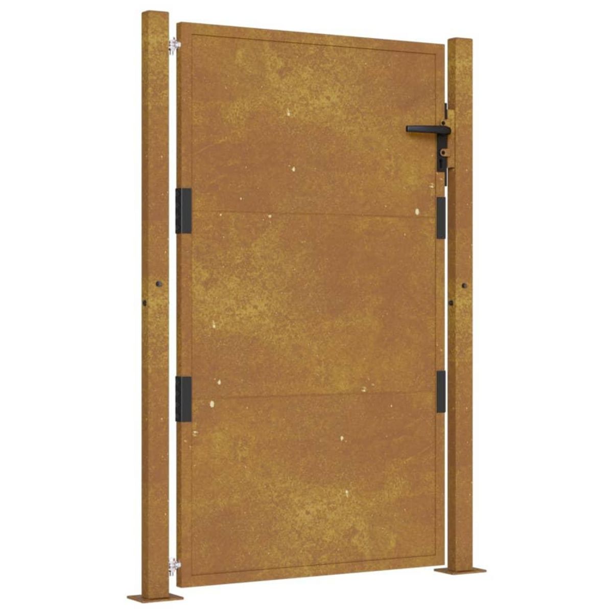 VIDAXL Portail de jardin 105x130 cm acier corten
