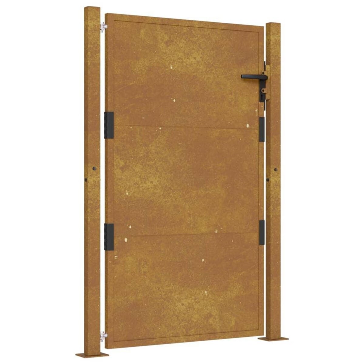 VIDAXL Portail de jardin 105x130 cm acier corten