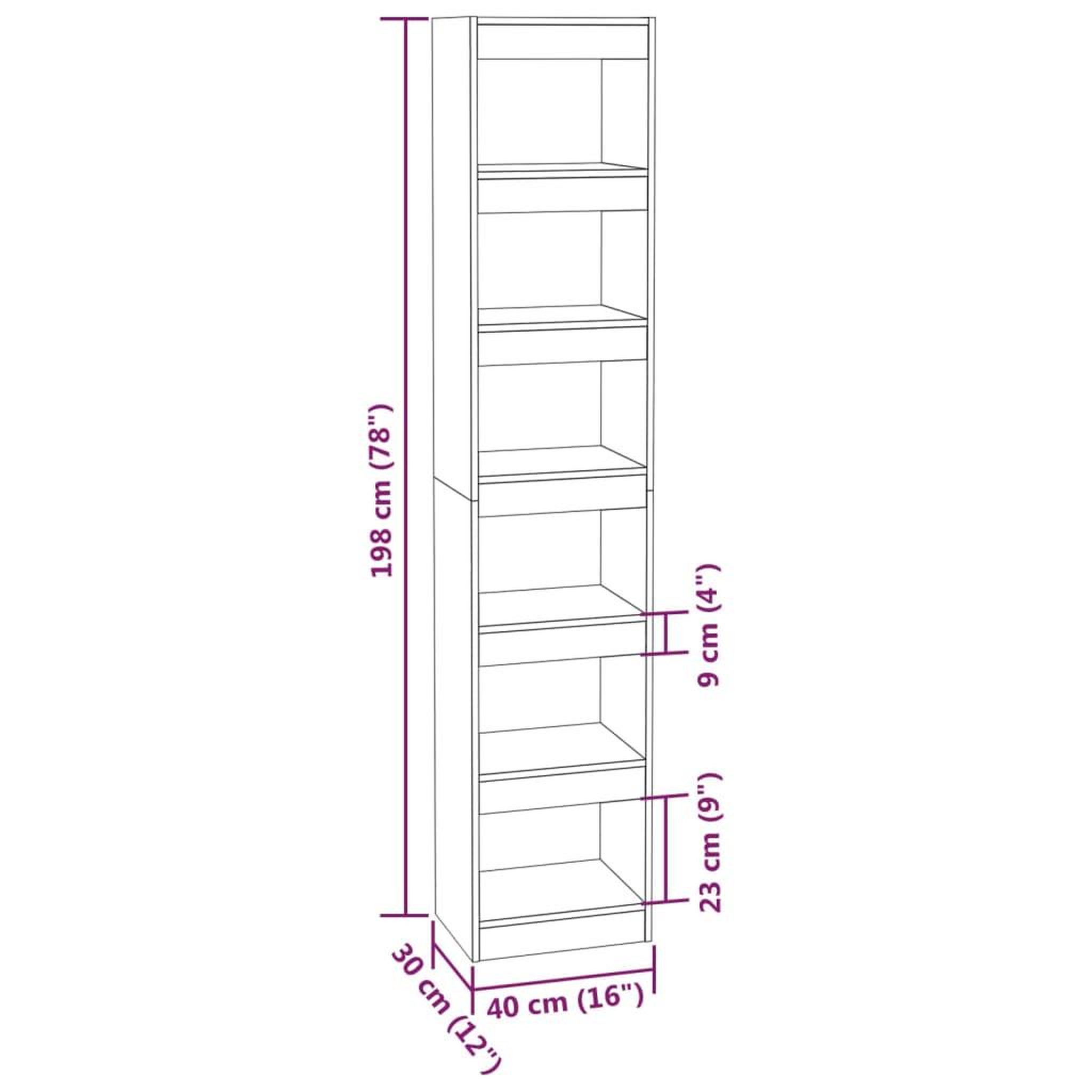Voir la diapositive 6 : VIDAXL Bibliotheque/Separateur de piece Blanc 40x30x198 cm